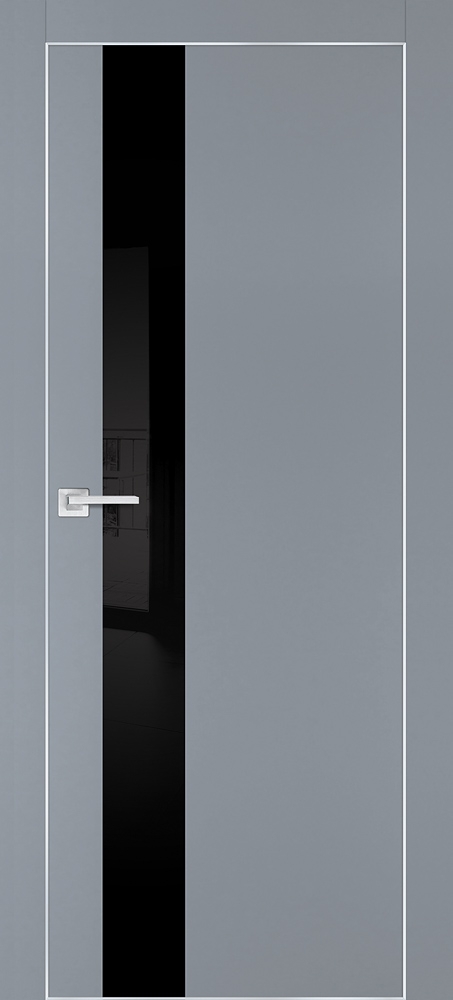 Фото Межкомнатная дверь PX-10  AL кромка с 4-х ст. Серый матовый