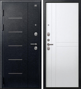 Товар Дверь V-06 Черный муар - Белый DIS007347