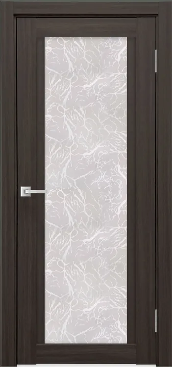 Фото Межкомнатная дверь Легенда К-11 тон Грей Остекление Гранит прозрачный