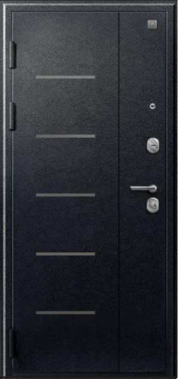 Товар Дверь V-04 Черный муар - Миндаль Зеркало DIS007343